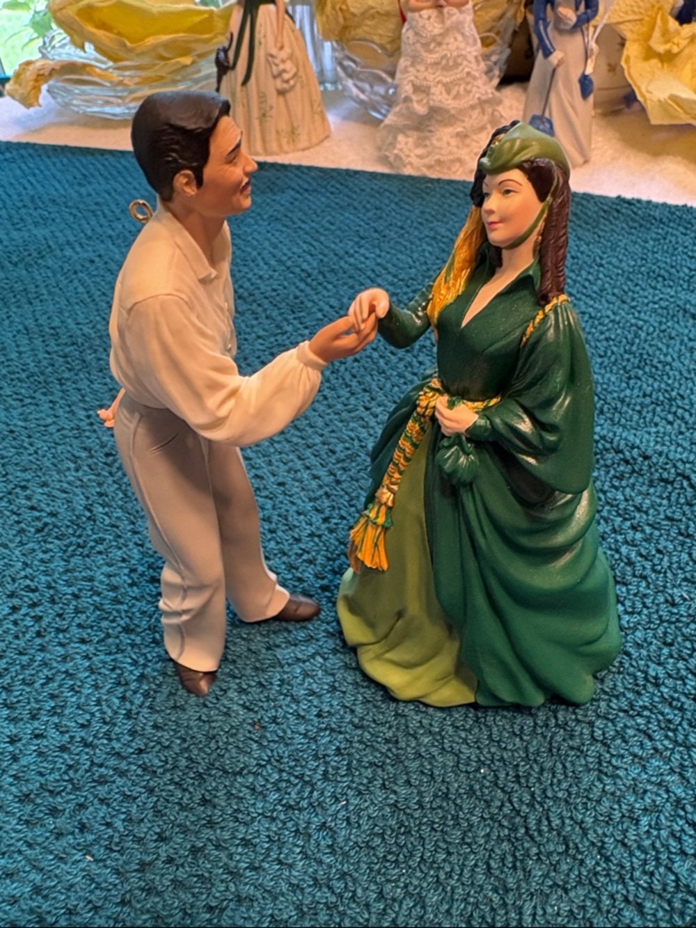 Scarlet O’Hara and Rhett Butler- Hallmark Keepsake Ornaments 2000
